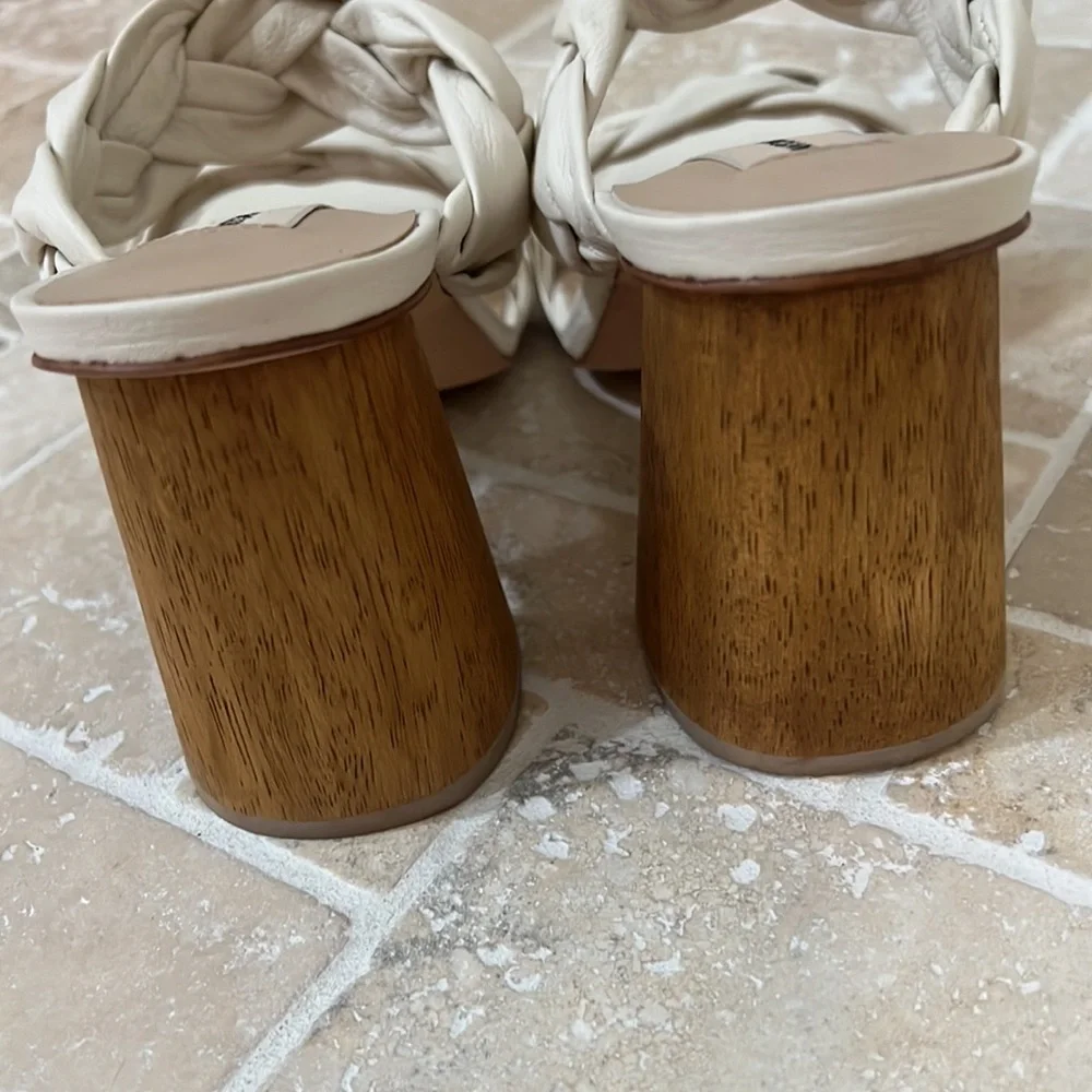 Antonio Melani Braided Leather Sandals - Picture 3 of 4